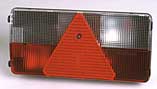14 1184 Trailer rear lamp clear-red
